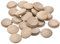 sourcing map Holzstopfen, 25 Stück 25 x 20 mm - Buchenholz-Knopfstopfen, Schraubenlochabdeckungen, dekorative Holzabdeckung für Treppenstühle, Möbel und Holzarbeiten