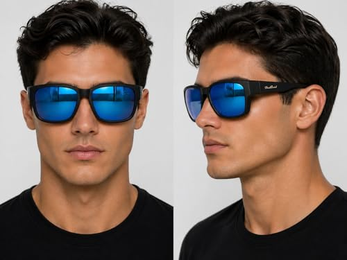 DanCarol DC-POL-2022A-N-C3-BLAU für Brillenträger -Mit Polarizierte Gläser