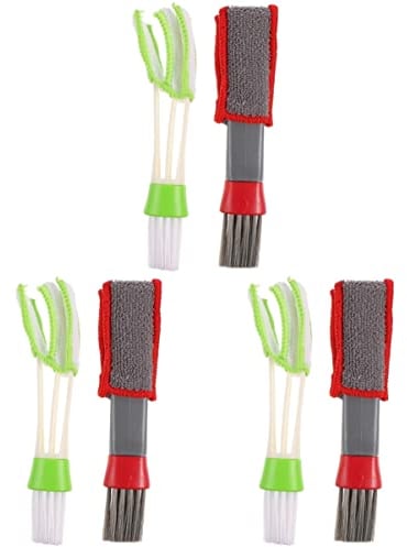 Mobestech 6 Pcs Cleaning Brush Auto Interior Clenaing Brush Cleaning Tools Mini Duster Automotive Detail Brushes Djembe Necklaces Mini Blind Microfiber Duster Keyboard Superfine Fiber Vent