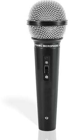 Toy Microphone, Kids Pretend Plastic Microphone Model Karaoke Equipment Kids Play Microphone Stage Props for Birthday Party Supplies Favors Performance Singing Role Playing Dancing