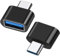 Black Type C To USB Adapter 3.0 USB-C 3.1 Male OTG A Female Data Connector Converter, Compatible with iPad Air 4th Gen, iPad Mini 6th gen, iPad Pro, iPhone 16, iPhone 15