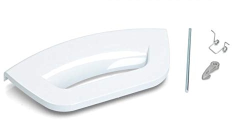 KGA SUPPLIES Plastic Door Handle Lever Kit for Hotpoint Futura Washing Machine/Washer Dryers White