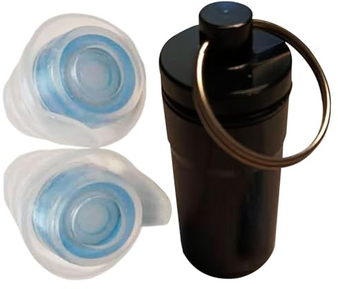 Ohrstöpsel Konzerte – Geräuschunterdrückung, Ohrstöpsel mit Geräuschunterdrückung, geräuscharmer Musikfilter, 23 dB, fortschrittliche Filtertechnologie, Gehörschutz, wiederverwendbare
