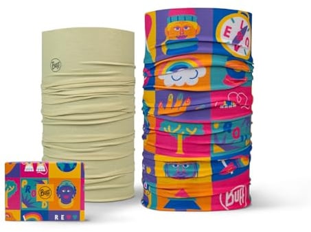 BUFF®| Schlauchschal Pack Regalo Männlich Weiblich Erwachsene Flexibel, UPF50-Schutz, leicht, dehnbar, recyceltes Material, Sport, Sommer, Einheitsgröße