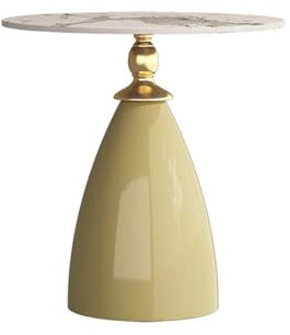Couchtisch Beistelltisch aus palettiertem Metall, runder Beistelltisch, kleiner dekorativer Klapptisch for Sofa, runder Beistelltisch aus Paletten, Beistelltisch for Sofa, Snacktisch for Wohnzimmer un