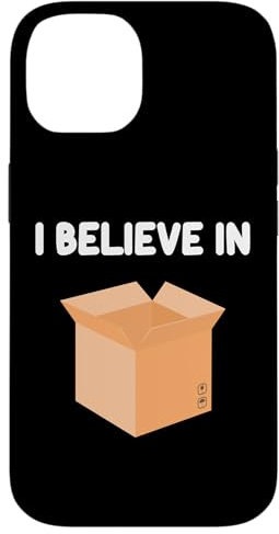 Hülle für iPhone 14 I Believe in Pappkartons Verpackung Aufbewahrungsbehälter