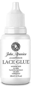 Colle pour perruque en dentelle liquide, résistante à l'eau, adhésif invisible formulé pour les peaux grasses, 1 unité 38 ml