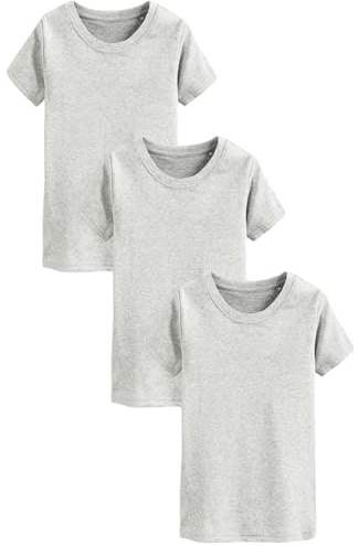 NEXT Jungen T-Shirts im 3er-Pack Grau 122-128
