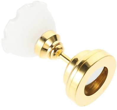 GARIOUANS Blumenförmiger Deckenlichtmodell Miniaturlampen Für Puppenstuben Miniatur-puppenstubenlicht Puppenhaus-miniaturlampe Mini -hausmöbel Lampen Für Puppenstubenmöbel Plastik
