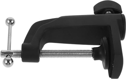 DIYEAH Pince de Montage sur Table pour Bras de Micro Support avec Base Robuste et Vis Réglable Compatible avec Épaisseur de Bureau Jusqu