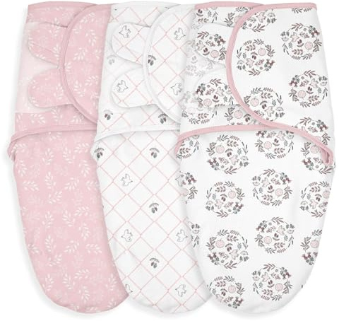 Soarwg Kids Pucksack Baby 0-3 Monate, 3er-Pack, Baumwolle