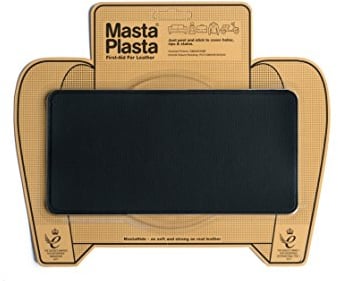 MastaPlasta Self-Adhesive Premium Leather Repair Patch - Black 20cm x 10cm (8in x 4in). Your All-In-One Instant Upholstery-Quality Leather Repair Kit for Sofas, Car Interiors, Bags & DIY