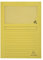 Exacompta 50259E 25er Pack Fenstermappen Super PEFC zertifiziert Karton 160g/m² praktisch und robust für DIN A4 gelb Dokumentenmappe Einschlagmappe