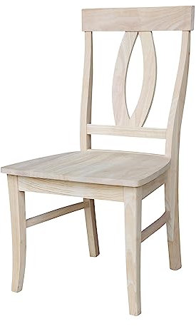International Concepts unlackiert Verona Esszimmerstuhl 2 – Set FURNITURE Unfinished