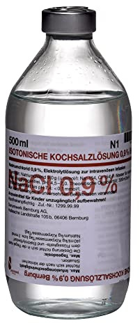 ISOTONISCHE Kochsalzlsg.0,9% Bernburg Inf.-L.Glas 10X500 ml