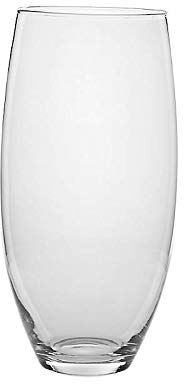 Glasvase Banana Famous 34cm Moderne Blumenvase Deko Gefäß Klarglas Geschenk