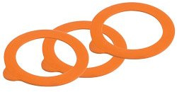 Kilner Replacement Rubber Seals - Orange 6 Piece (652322)