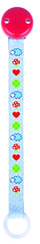 Heimess Schnuller Kette (Schaf/blau)
