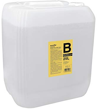 Eurolite Smoke Fluid -B2D- Basic 25 Liter | Nebelfluid für Nebelmaschinen | Mittlere Dichte und Standzeit | Made in Germany | Geruchsneutral auf Wasserbasis | Biologisch abbaubar