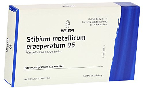 Stibium Metallicum Praeparatum D6, 48X1 ml