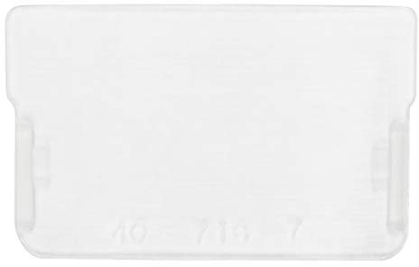 Akro-Mils 40716 Breite Trennwände für Kunststoff-Aufbewahrung, Hardware und Bastelschrank, kleine Schubladen, (16er-Pack), transparent, weiß