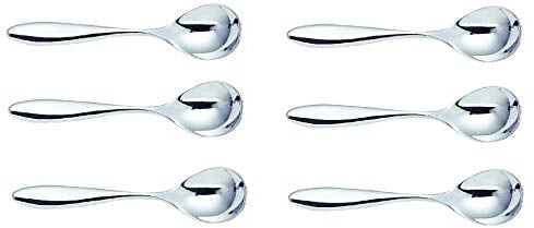 Alessi SG38/7 Mami Cucchiaino da Tè in Acciaio Lucido, Set da 6