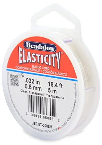 Beadalon 0.8 mm 5 m Elastcity, Clear