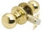 Dale Hardware Bala Door Knob - Passage Set - Polished Brass