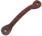 Ironmongery World Cast Iron Antique Kitchen Cabinet Door Cupboard Drawer D Bow Penny Pull Handles - 4 Inch / 100mm - Rustic