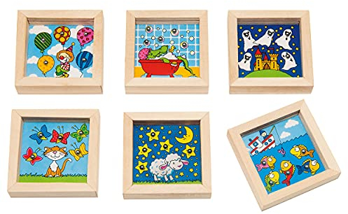 Goki 4013594567039 Geduldspiel mit Stahlkugeln