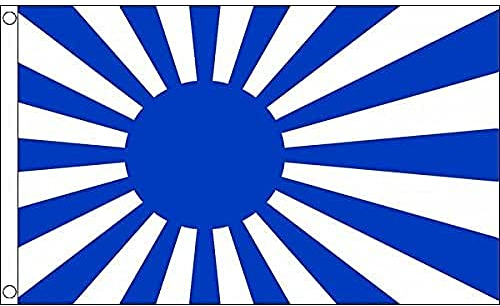 AZ FLAG Bandiera Giappone WWI Azzurra 150x90cm - Bandiera Giapponese di Guerra Blu 90 x 150 cm