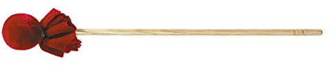 Betzold Musik - Holzkopf-Schlägel mit rotem Samt 1 Paar, Länge: 25 cm