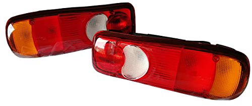 Mars-Tech 2 x Rücklicht LKW 12V 24V Rückleuchten für Master Movano Boxer Ducato T5 T6 E-MARK