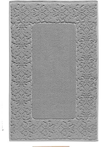 Tappeto Bagno Scendi Doccia Spugna cm 40x60 o 60x90 o 60x120 o Set 3 pezzi Classic (Grigio, 40x60)