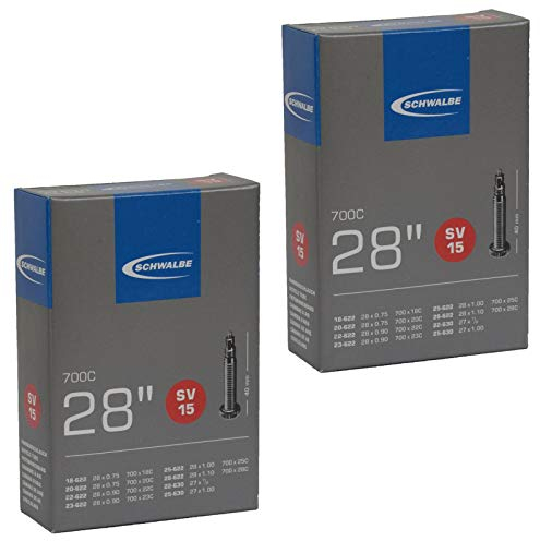Schwalbe Unisex Sv15 Innenschlauch, Schwarz, 700C