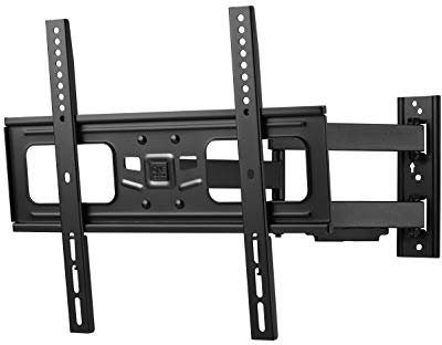 TV Support Mural de One For All - Orientable à 180° et inclinable à 15° - Écrans de 32 à 65 Pouces - Tous Types de téléviseurs – VESA 400x400 - Noir – WM2453