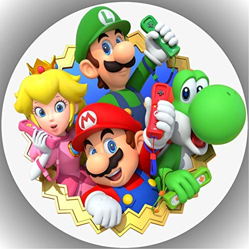 Premium Esspapier Tortenaufleger Tortenbild Geburtstag Super Mario AMA 16