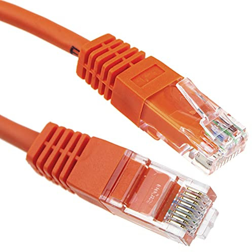 kenable Orange Network Ethernet RJ45 Cat-5E UTP PATCH LAN COPPER Cable Lead 2m [2 metres]