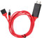 Teléfono móvil a TV 1080P Universal HD-MI HDTV para Cable Adaptador para Teléfono Celular Tableta Adaptador de Cable HD-MI para Computadora de Escritorio Portátil Monitor Proyector HDTV