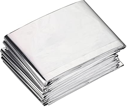 MCDSAJ 6 Stück silberne hochreflektierende Mylar-Folien, 200 x 130 cm, für Garten und Gewächshaus, metallisierte Folie, erhöht das Pflanzenwachstum, spart Powe