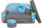 FORTISLINE - Kindersofa ausklappbar 100x60x50 cm - Kindersofa für Kinder 2in1 - Kindercouch ausklappbar - 2-Sitzer - Schlafcouch aus Schaumstoff + Hocker + Kissen - Viele Motive