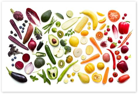 Frisches Obst und Gemüse Poster 60 x 40 cm Wandbilder Wanddeko