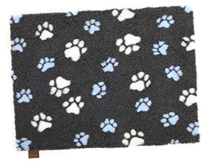 Vetbed Isobed SL dunkelgrau Blaue Pfoten 50 x 75cm