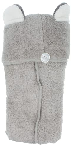 PARSA BEAUTY Nature Kids Haarturban: Oeko-TEX Mikrofaser Koalaohren - Schnelles, Haarschonendes Trocknen