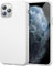 JETech Silikon Hülle für iPhone 11 Pro Max 6,5 Zoll, Ganzkörper Handyhülle mit Seidig-Weicher Berühren, Stoßfest Schutzhülle mit Mikrofaser-Futter (Weiß)