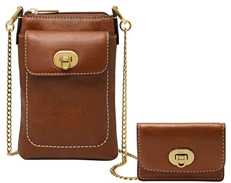 Fossil Tasche für Damen – Harper Eco Leder Umhängetasche, ZB1886200 – 10,8 cm L x 2,5 cm B x 17,1 cm H