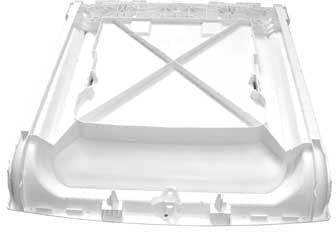 DESSOUS DE COUVERCLE COMPLET AVEC CROCHE pour REFRIGERATEUR WHIRLPOOL - 481244011824
