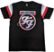 FOO Fighters Ringer T Shirt Comet Tricolour Logo Nue offiziell Unisex Schwarz S