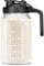 UYEIKMLOP 32 OZ Mason Jars with Lid, Glass Pitcher Double Leak Proof with Pour Spout Handle, 1 Quart Wide Mouth Breast Milk Pitcher for Fridge, Creamer Container for Coffee, Sun Tea, Juice - 1 Pack