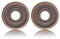 INCREWAY 2Pcs Brown Medallion Ceiling Cover Plate Ceiling Fan Medallion for Light Fixtures Ceiling, 12 Inch OD x 3.9 Inch ID